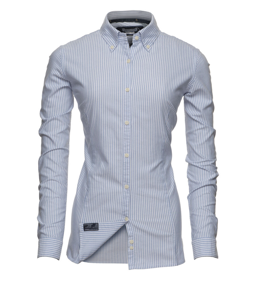 J. Harvest & Frost Indigo Bow 32 Overhemd Dames 2903203 3XL Lichtblauw