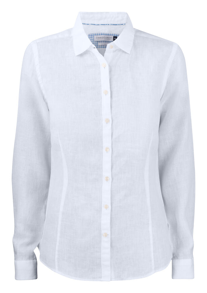 J. Harvest & Frost Indigo Bow 33 Overhemd Dames 2903303 3XL Wit