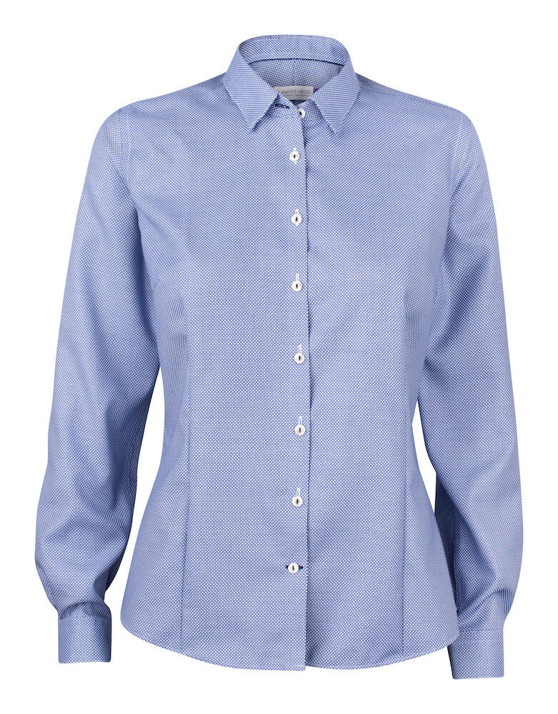 J. Harvest & Frost Purple Bow 48 Overhemd Dames 2904803 3XL Blauw Patroon