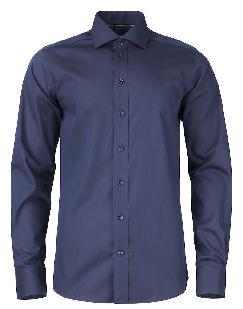 J. Harvest & Frost Yellow Bow 50 Overhemd Slim Fit Heren 2905002 XXL Marine