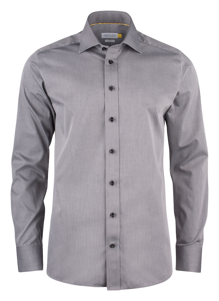 J. Harvest & Frost Yellow Bow 50 Overhemd Slim Fit Heren 2905002 XXL Grijs