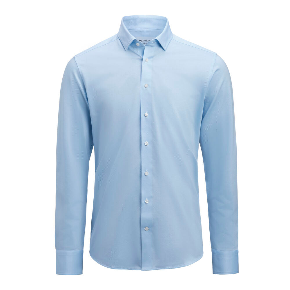 J. Harvest & Frost Yellow Bow 57 Overhemd Regular Fit Heren 2905701 3XL Hemelslblauw