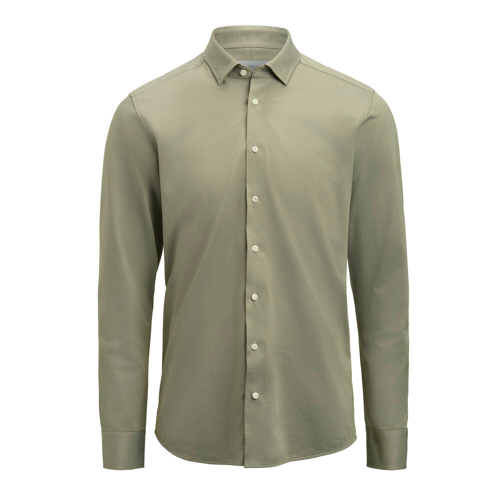 J. Harvest & Frost Yellow Bow 57 Overhemd Slim Fit Heren 2905702 XXL Groen