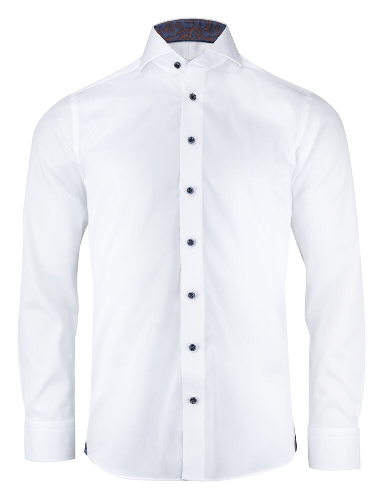 J. Harvest & Frost Purple Bow 146 Overhemd Slim Fit Heren 2914602 XXL Wit