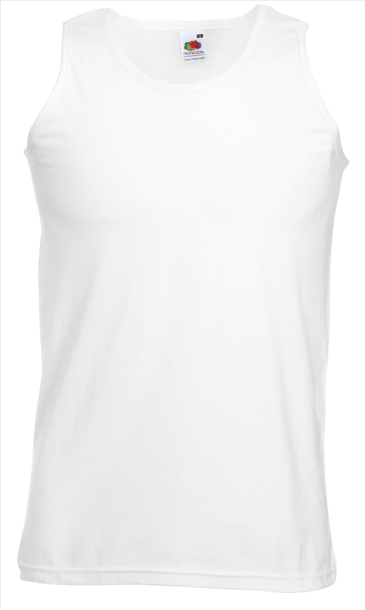 Fruit of the Loom Valueweight Athletic Vest t-shirt mouwloos heren/unisex