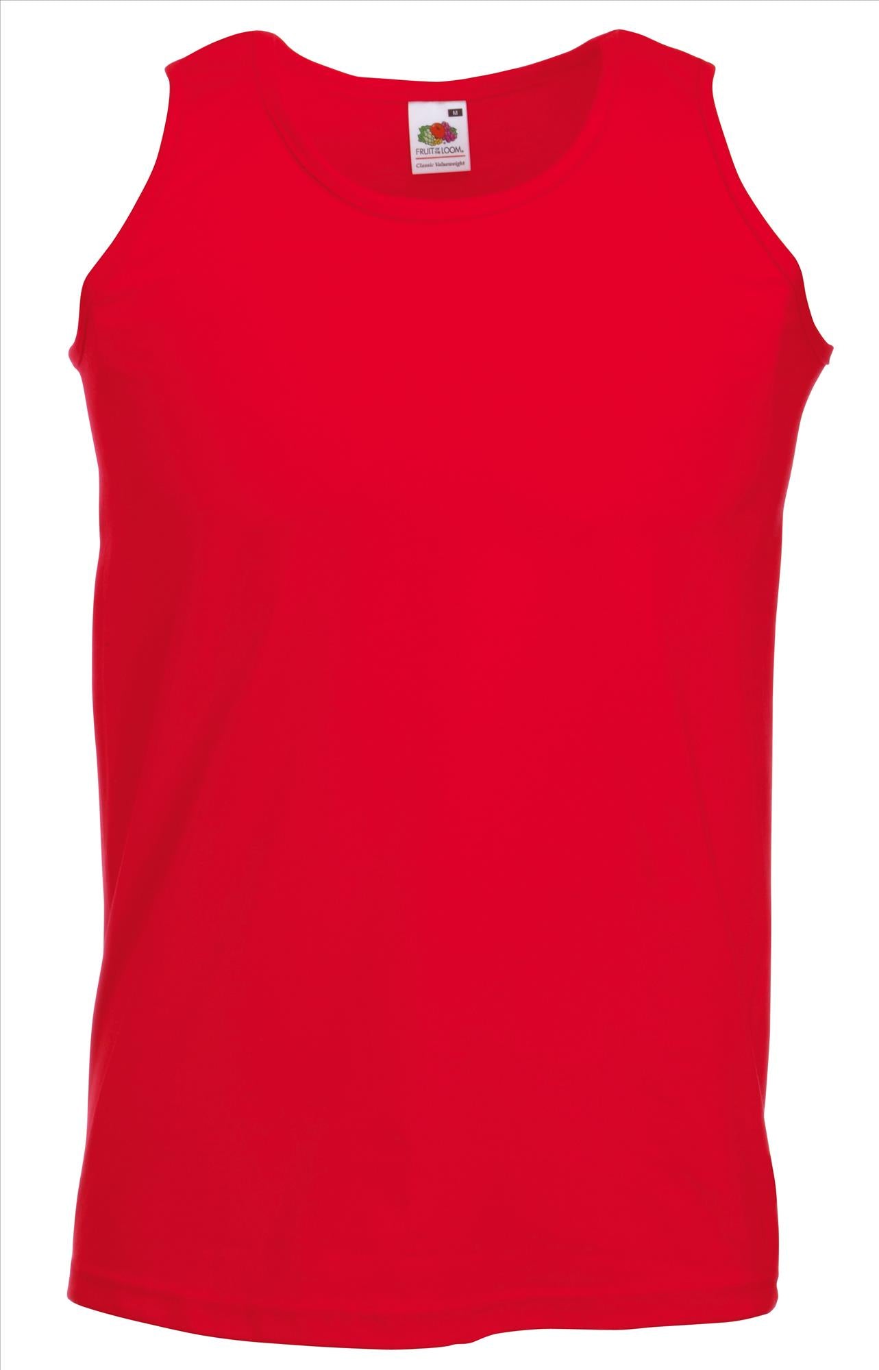 Fruit of the Loom Valueweight Athletic Vest t-shirt mouwloos heren/unisex