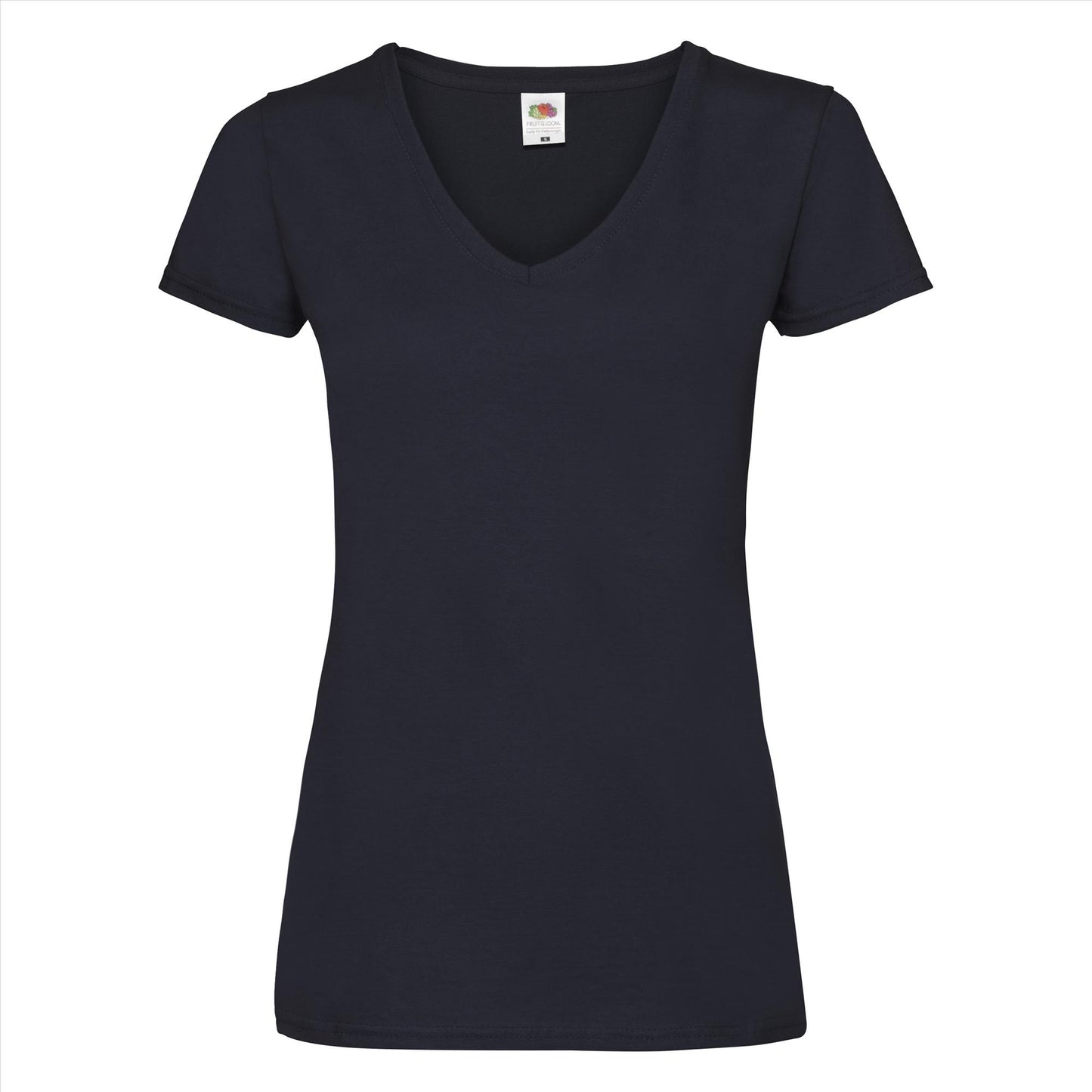 Fruit of the Loom Lady-Fit Valueweight V-neck T t-shirt dames