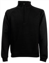 Fruit of the Loom Premium Zip-Neck Sweat trui heren/unisex