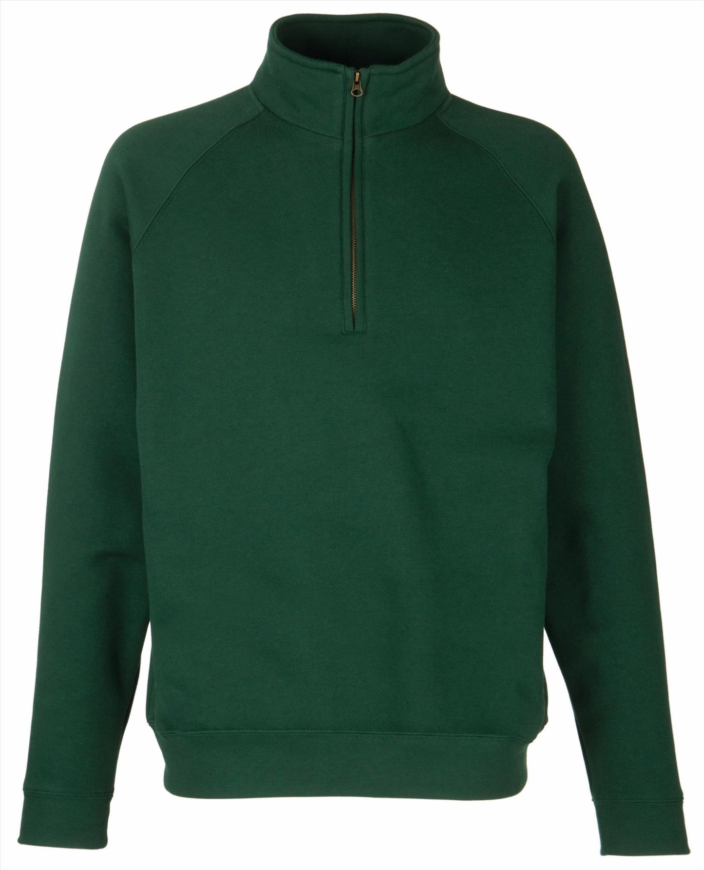 Fruit of the Loom Premium Zip-Neck Sweat trui heren/unisex