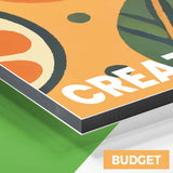 Reclamebord Dibond Budget - Enkelzijdig in elk formaat