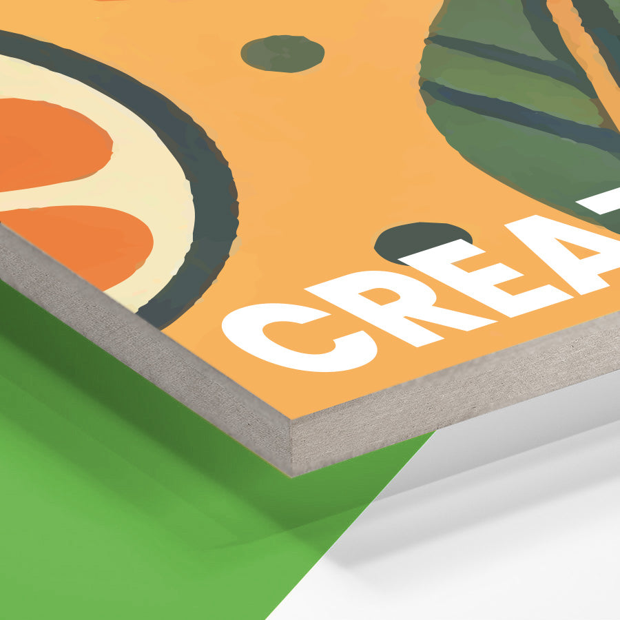 Reclamebord MDF Ongegrond - Enkelzijdig in elk formaat