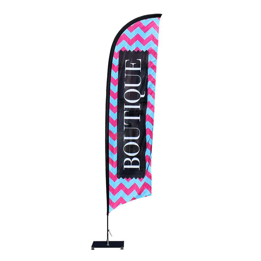 Beachflag feather bedrukken en bestellen?