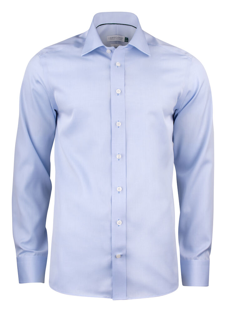 J. Harvest & Frost Green Bow 01 Overhemd Slim Fit Heren 2900102 XXL Hemelsblauw