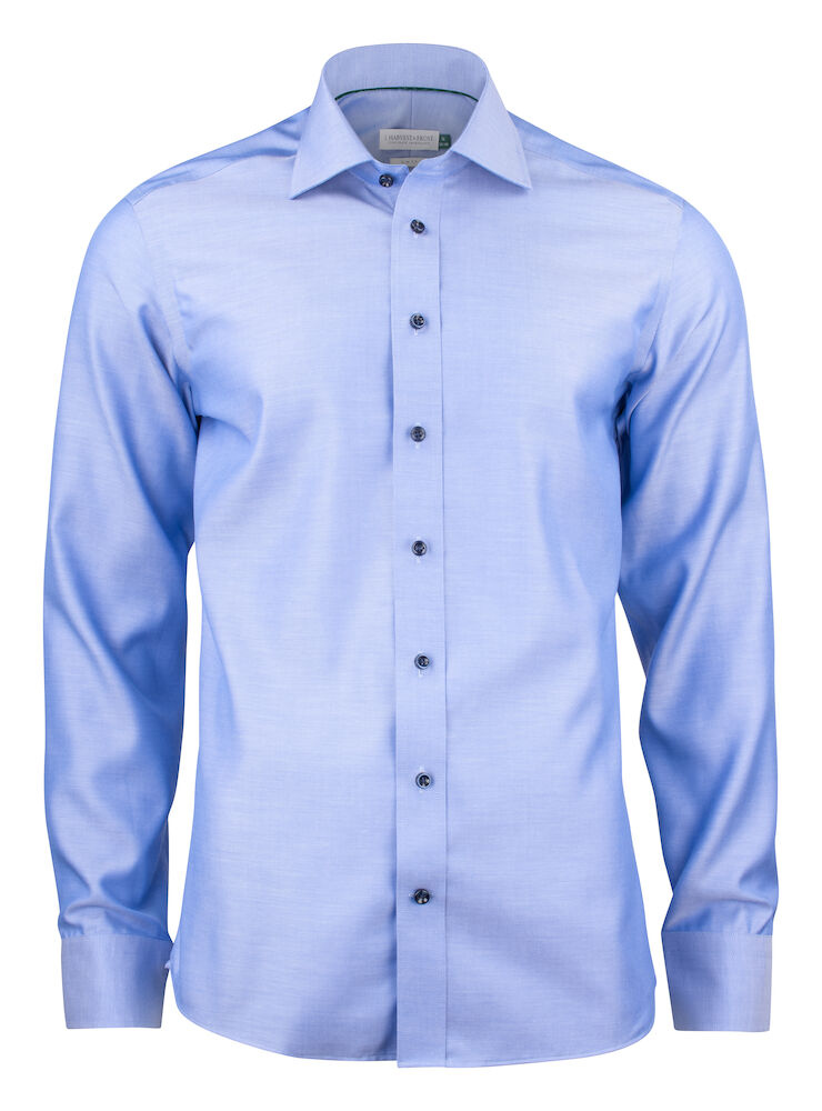 J. Harvest & Frost Green Bow 01 Overhemd Slim Fit Heren 2900102 XXL Middenblauw