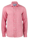 J. Harvest & Frost Indigo Bow 33 Overhemd Regular Fit Heren 2903301 3XL Rood