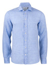 J. Harvest & Frost Indigo Bow 33 Overhemd Regular Fit Heren 2903301 3XL Hemelsblauw