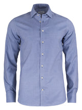 J. Harvest & Frost Purple Bow 48 Overhemd Slim Fit Heren 2904802 XXL Blauw Patroon