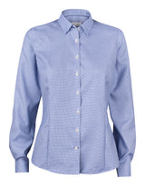 J. Harvest & Frost Purple Bow 48 Overhemd Dames 2904803 3XL Blauw Patroon