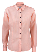 J. Harvest & Frost Purple Bow 141 Overhemd Dames 2914103 3XL Oranje/Geruit