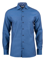 J. Harvest & Frost Purple Bow 142 Overhemd Regular Fit Heren 2914201 3XL Blauw