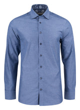 J. Harvest & Frost Purple Bow 144 Overhemd Regular Fit Heren 2914401 3XL Indigo