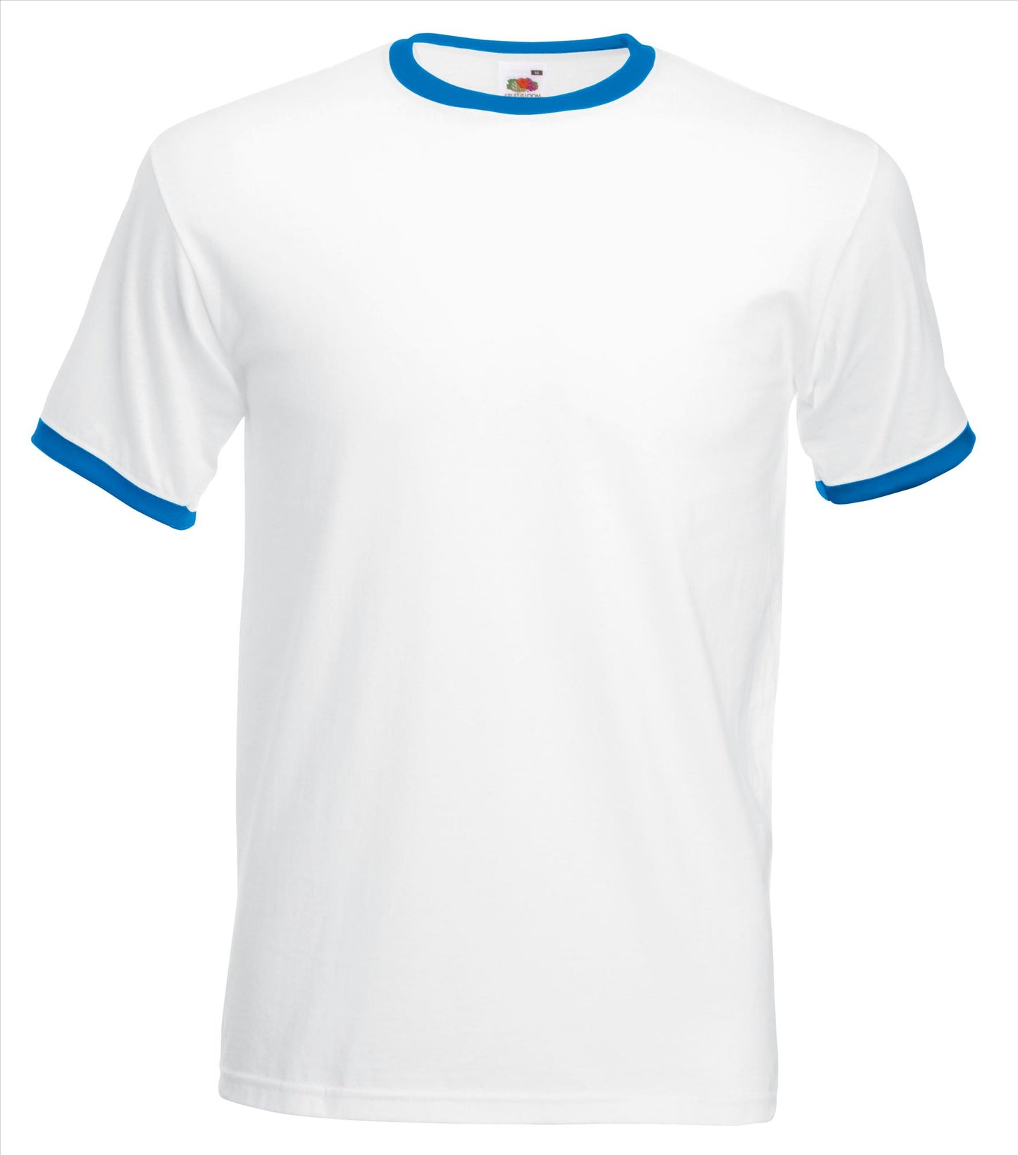 Fruit of the Loom Valueweight Ringer T t-shirt heren/unisex