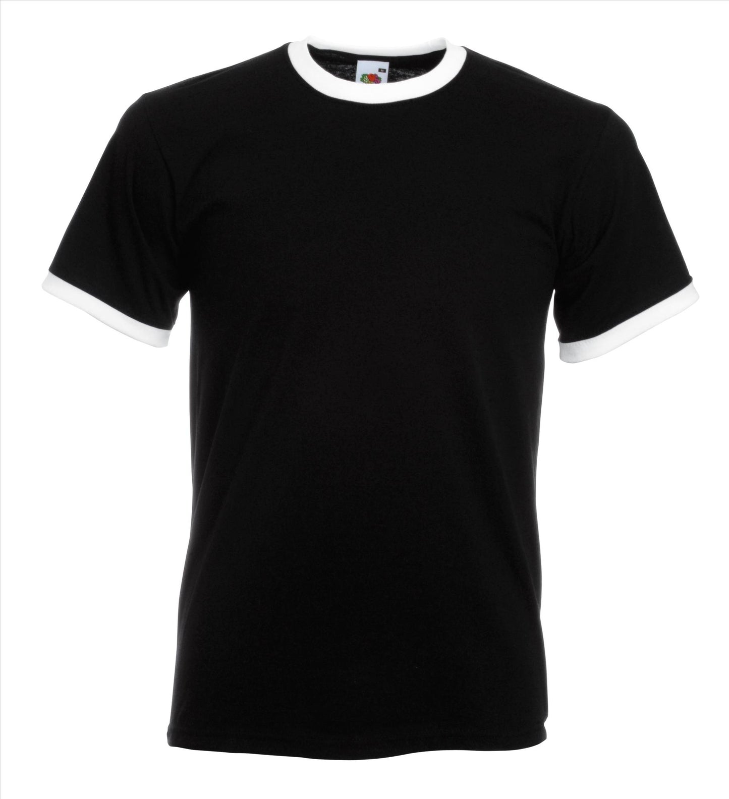 Fruit of the Loom Valueweight Ringer T t-shirt heren/unisex