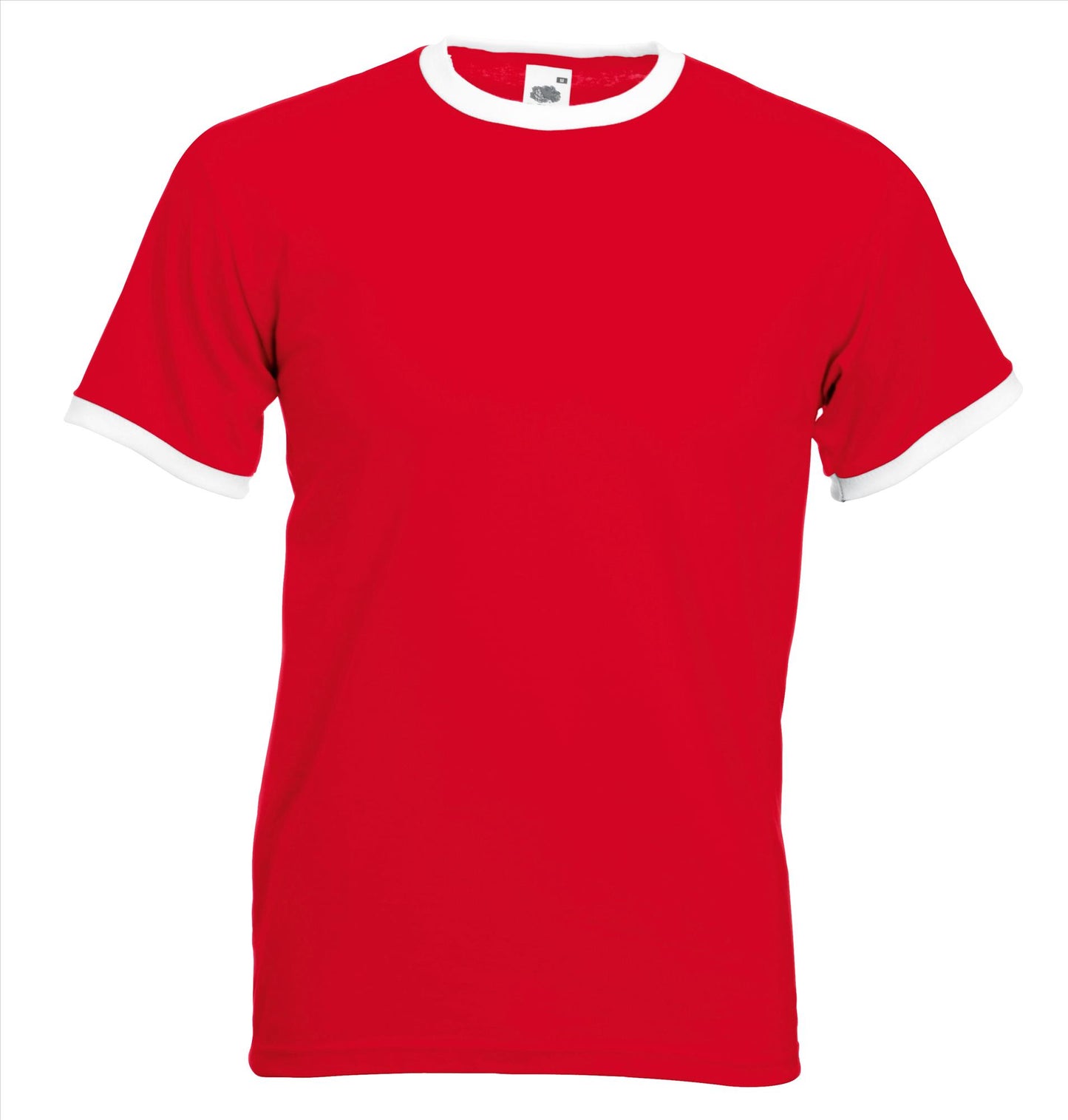 Fruit of the Loom Valueweight Ringer T t-shirt heren/unisex
