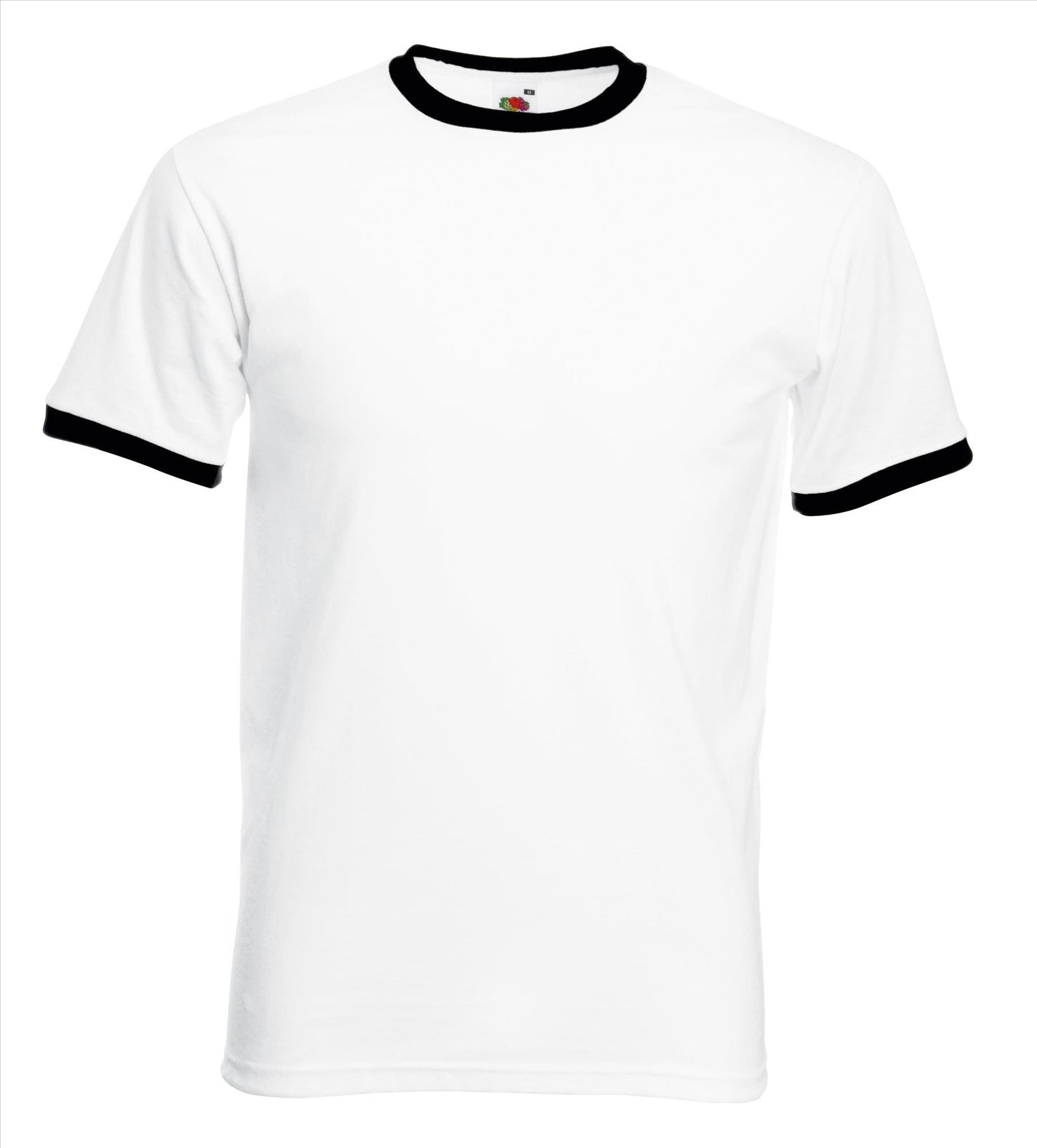 Fruit of the Loom Valueweight Ringer T t-shirt heren/unisex