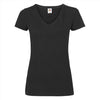 Fruit of the Loom Lady-Fit Valueweight V-neck T t-shirt dames
