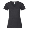 Fruit of the Loom Lady-Fit Valueweight V-neck T t-shirt dames