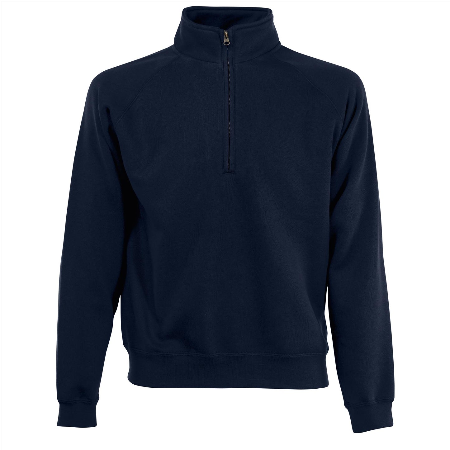 Fruit of the Loom Premium Zip-Neck Sweat trui heren/unisex