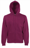 Fruit of the Loom Premium Hooded Sweat Jacket vest met capuchon heren/unisex