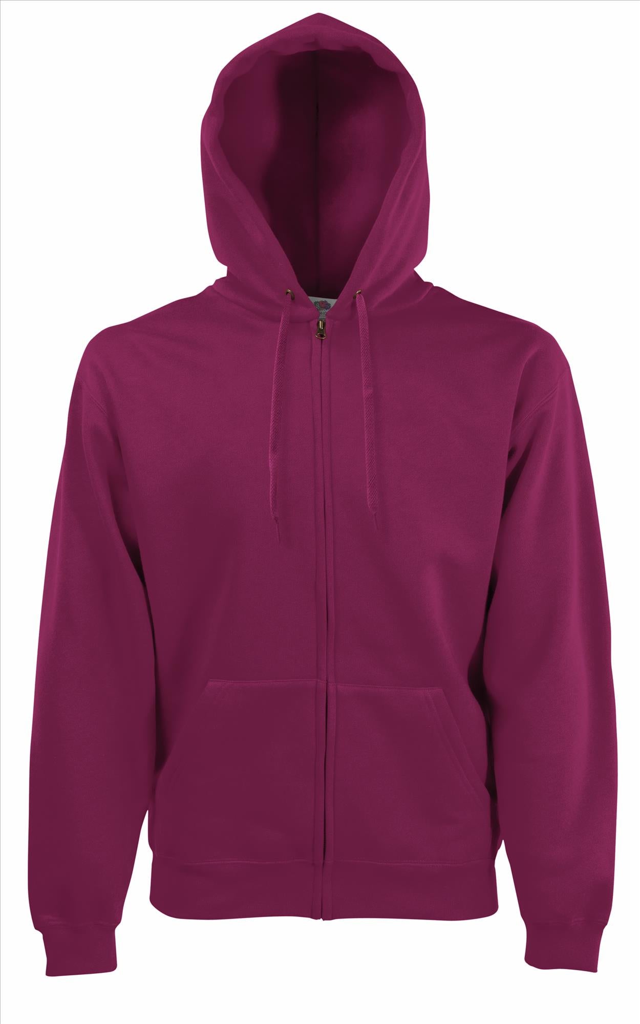 Fruit of the Loom Premium Hooded Sweat Jacket vest met capuchon heren/unisex