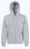 Fruit of the Loom Premium Hooded Sweat Jacket vest met capuchon heren/unisex