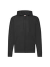 Fruit of the Loom Classic Hooded Sweat Jacket vest met capuchon heren/unisex
