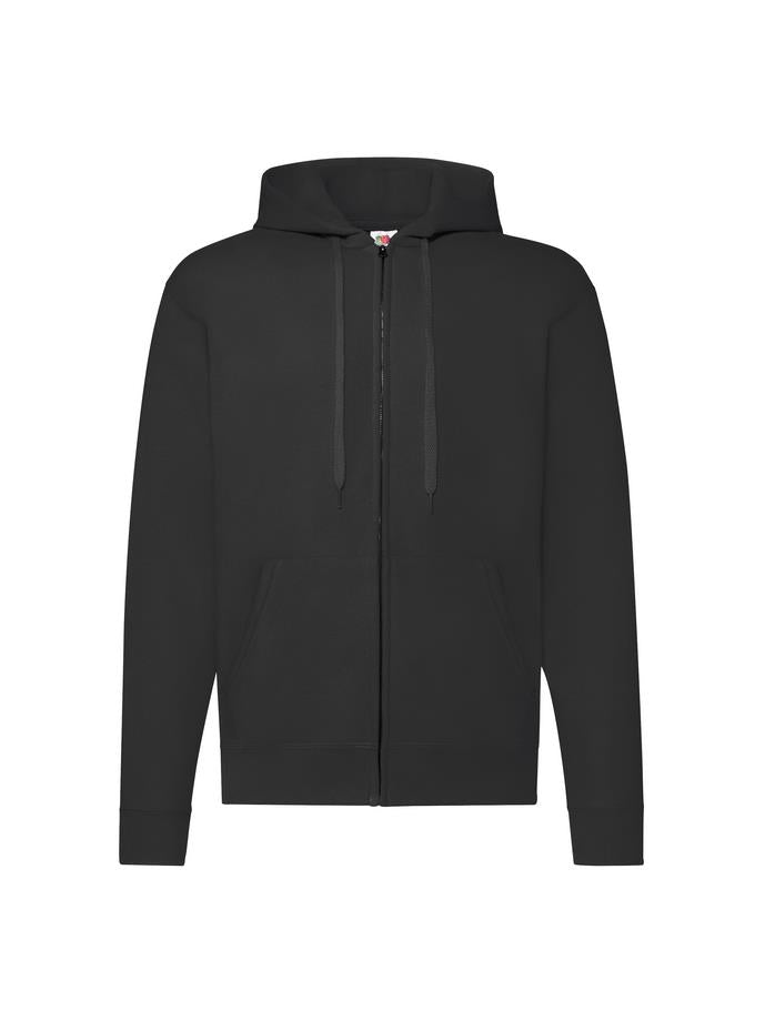 Fruit of the Loom Classic Hooded Sweat Jacket vest met capuchon heren/unisex