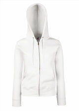 Fruit of the Loom Lady-Fit Premium Hooded Sweat Jacket vest met capuchon dames