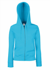 Fruit of the Loom Lady-Fit Premium Hooded Sweat Jacket vest met capuchon dames
