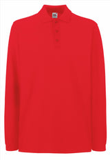Fruit of the Loom Premium Polo Longsleeve poloshirt lange mouw heren/unisex
