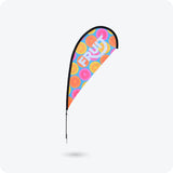 Beachflag droplet bedrukken en bestellen?