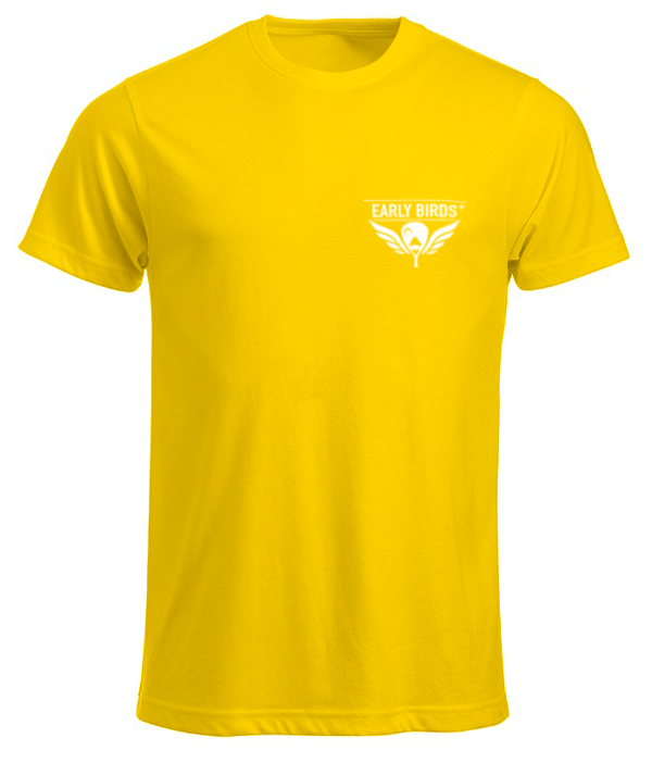 Early Birds kleding met logo bestellen?